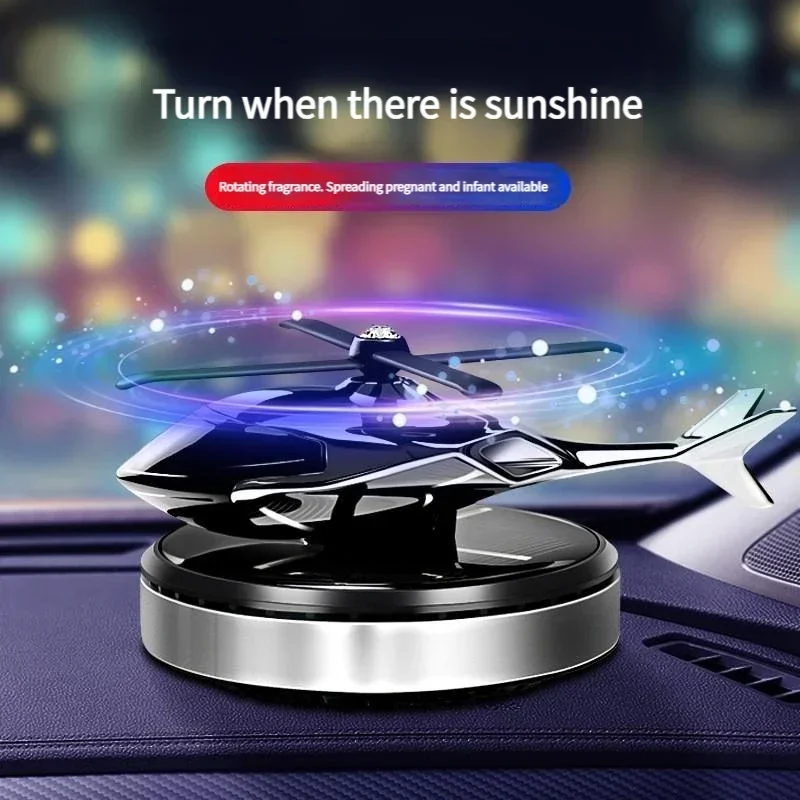 Car Vent Diffuser - Dekorasi Helikopter Tenaga Surya untuk Mobil,