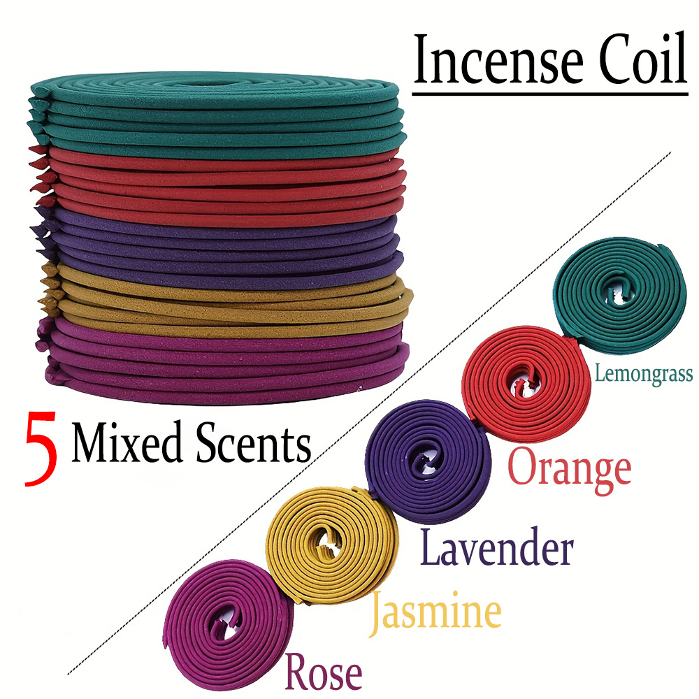 Home Fragrance Lemongrass - Set Campuran Dupa Spiral Klasik Berkualitas