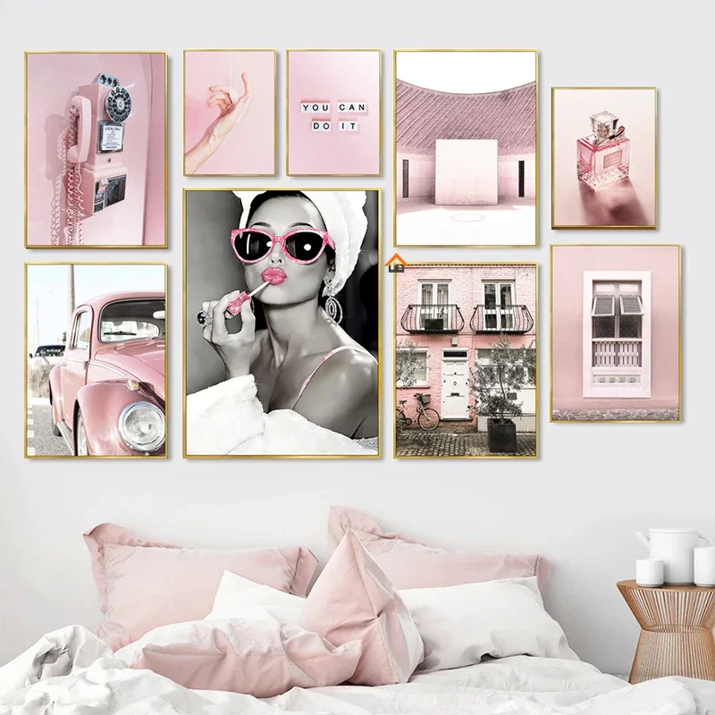 Home Fragrance Room Spray - Parfum Mewah Wanita Pink Vintage Mobil