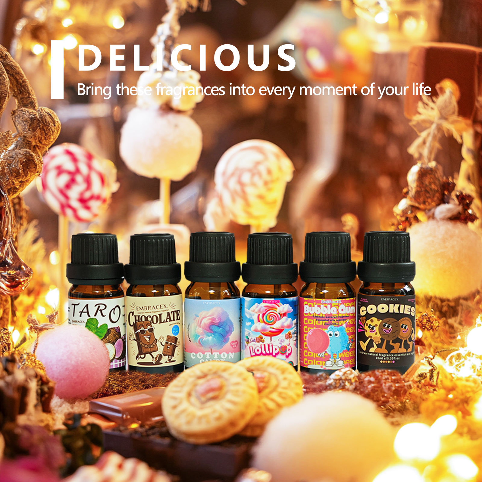 6PC/1Set Kotak Hadiah Minyak W - Home Fragrance Diffuser Oil ulasan dan harga