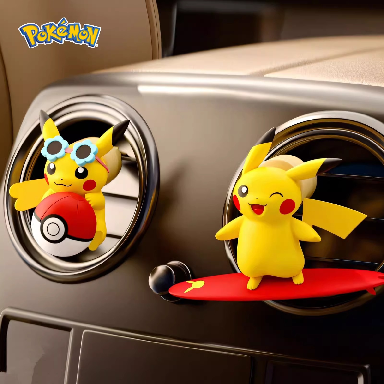 Figur Aksi Anime Pokemon Pikac - Car Vent Diffuser ulasan dan harga