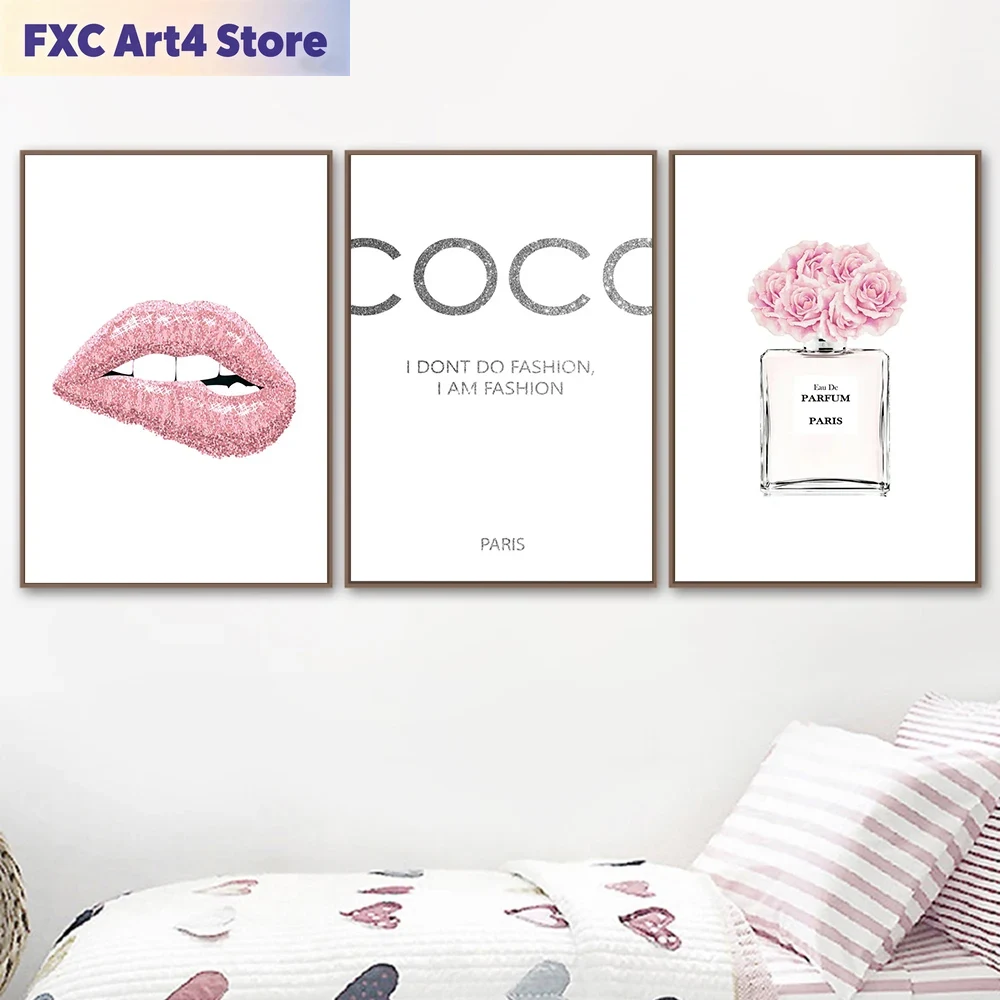 Poster dan Cetakan Bibir Merah - Home Fragrance Room Spray ulasan dan harga