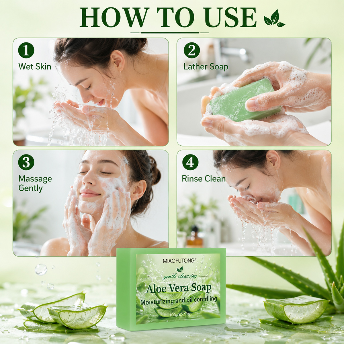 Sabun Minyak Esensial Aloe Ver - Essential Oil Blend ulasan dan harga
