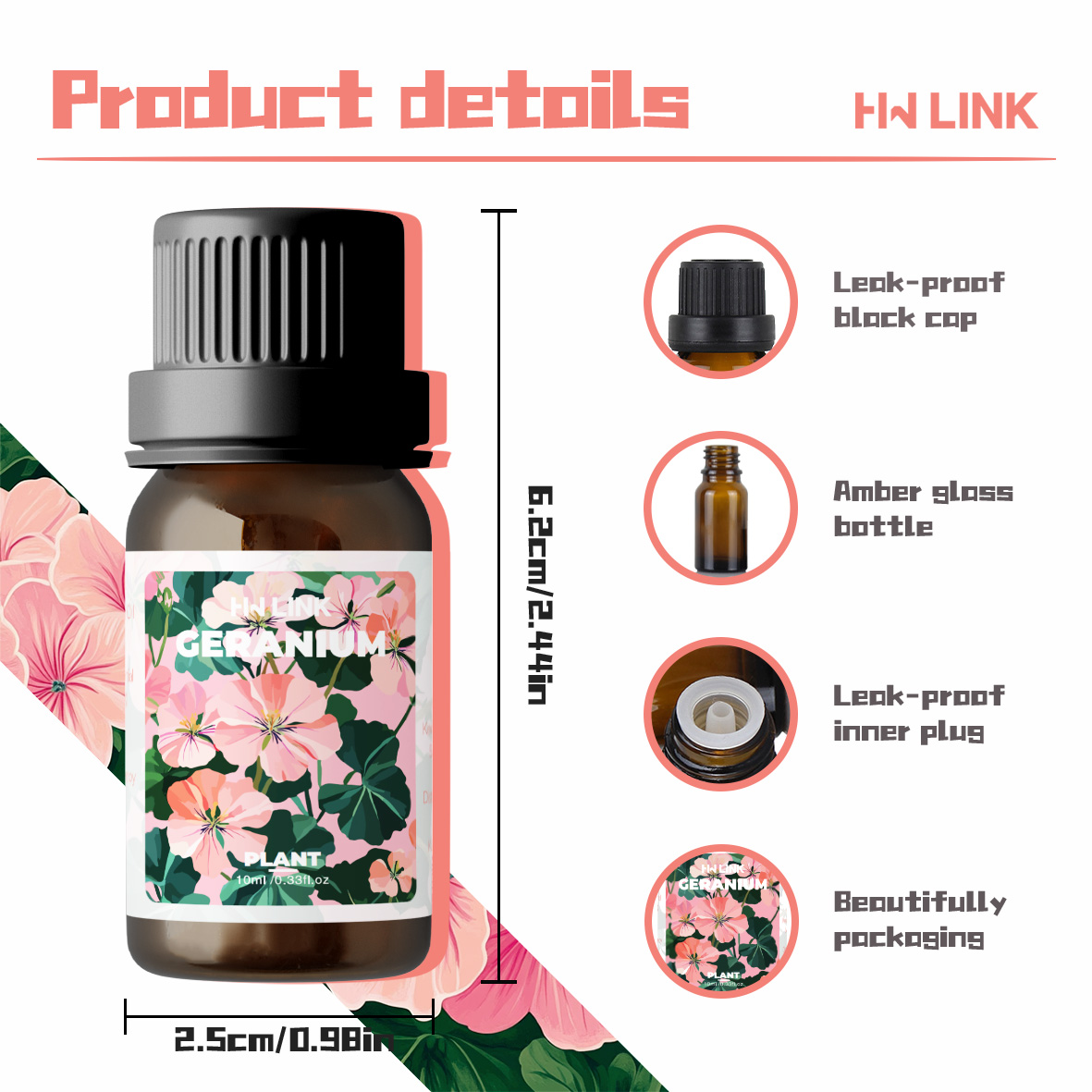 Minyak Esensial Geranium 10ml  - Essential Oil Blend ulasan dan harga